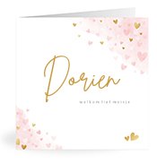 Geboortekaartjes met de naam Dorien