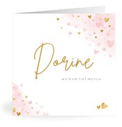 Geboortekaartjes met de naam Dorine