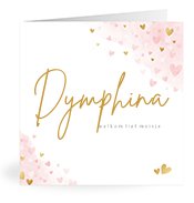 Geboortekaartjes met de naam Dymphina