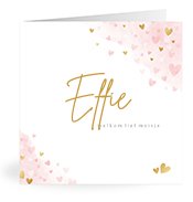 Geboortekaartjes met de naam Effie