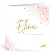 Geboortekaartjes met de naam Elina
