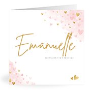 Geboortekaartjes met de naam Emanuelle