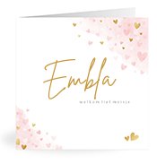 Geboortekaartjes met de naam Embla