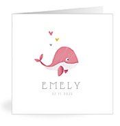 Geburtskarten mit dem Vornamen Emely