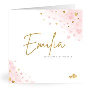 Geburtskarten mit dem Vornamen Emilia