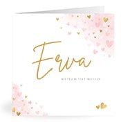 Geboortekaartjes met de naam Erva