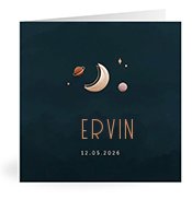 Geburtskarten mit dem Vornamen Ervin