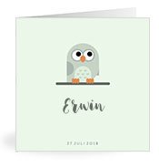 Geburtskarten mit dem Vornamen Erwin