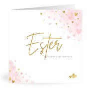 Geboortekaartjes met de naam Ester