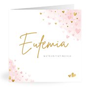 Geboortekaartjes met de naam Eufemia