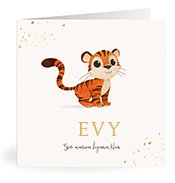 Geboortekaartjes met de naam Evy
