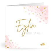 Geboortekaartjes met de naam Eylin