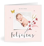 Geburtskarten mit dem Vornamen Felicitas