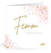 Geboortekaartjes met de naam Femm