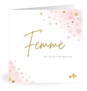 Geboortekaartjes met de naam Femme