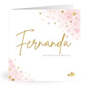 Geboortekaartjes met de naam Fernanda