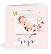 Geburtskarten mit dem Vornamen Finja