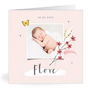 Geboortekaartjes met de naam Flore