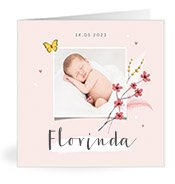 Geburtskarten mit dem Vornamen Florinda