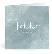 Geboortekaartjes met de naam Fokko