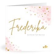 Geboortekaartjes met de naam Frederika