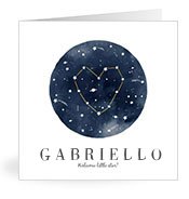 Geburtskarten mit dem Vornamen Gabriello