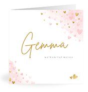 Geboortekaartjes met de naam Gemma