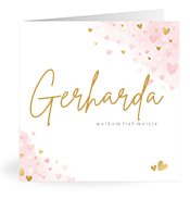 Geboortekaartjes met de naam Gerharda