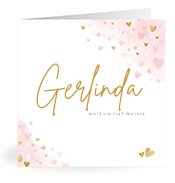 Geboortekaartjes met de naam Gerlinda