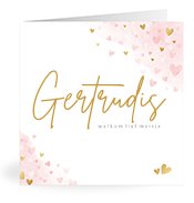Geboortekaartjes met de naam Gertrudis