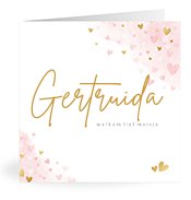 Geboortekaartjes met de naam Gertruida
