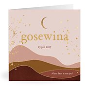 Geboortekaartjes met de naam Gosewina