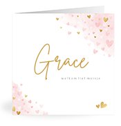 Geboortekaartjes met de naam Grace