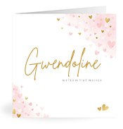 Geboortekaartjes met de naam Gwendoline