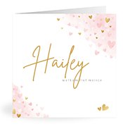 Geboortekaartjes met de naam Hailey