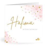 Geboortekaartjes met de naam Halima