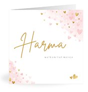 Geboortekaartjes met de naam Harma