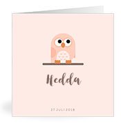 Geboortekaartjes met de naam Hedda