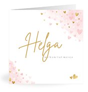 Geboortekaartjes met de naam Helga