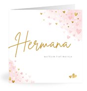 Geboortekaartjes met de naam Hermana