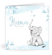 Geburtskarten mit dem Vornamen Hermes