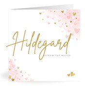 Geboortekaartjes met de naam Hildegard