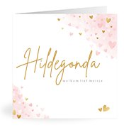 Geboortekaartjes met de naam Hildegonda