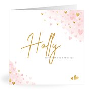 Geboortekaartjes met de naam Holly