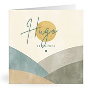Geburtskarten mit dem Vornamen Hugo