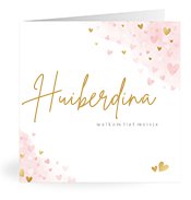 Geboortekaartjes met de naam Huiberdina