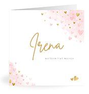 Geboortekaartjes met de naam Irena