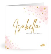 Geboortekaartjes met de naam Isabella