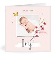 Geboortekaartjes met de naam Ivy