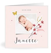 Geboortekaartjes met de naam Janette